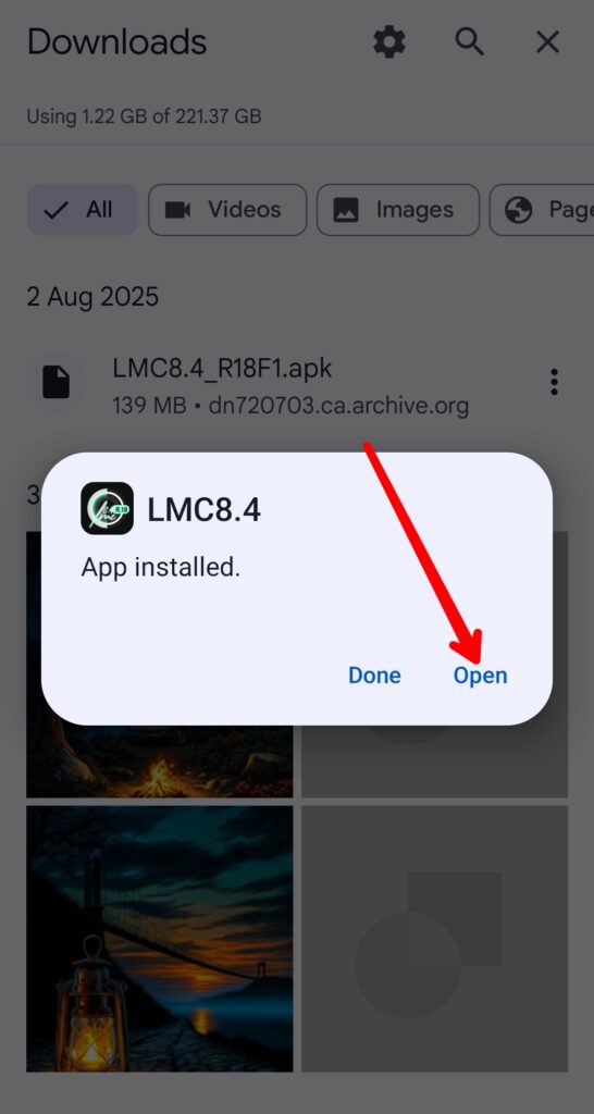LMC 8?4 Camera Open And Use